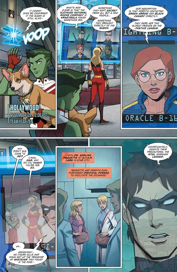 Interior preview page from Young Justice: Targets #5