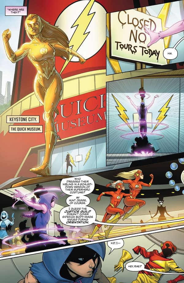 Interior preview page from Multiversity: Teen Justice #5
