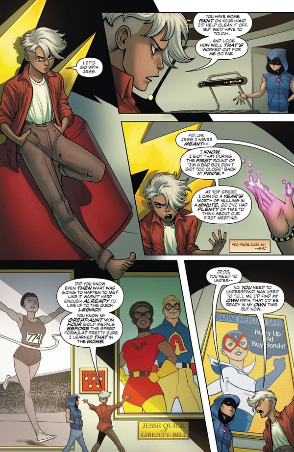 Interior preview page from Multiversity: Teen Justice #5