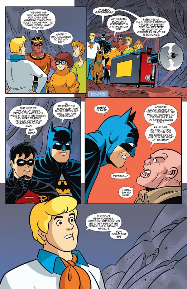Interior preview page from Batman and Scooby-Doo Mysteries #1
