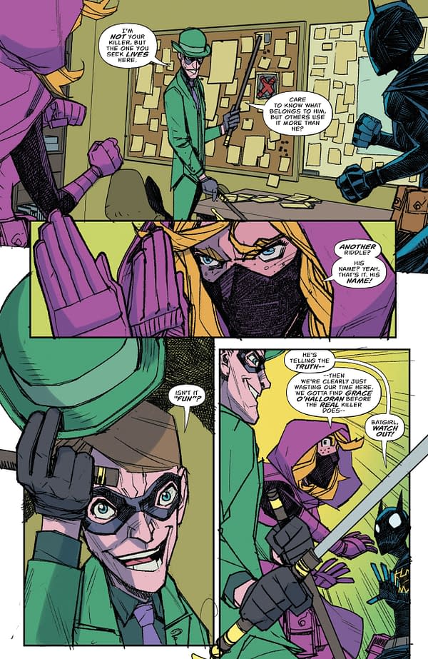 Interior preview page from Batgirls #12