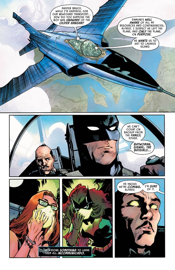 Interior preview page from Batman vs. Robin #3