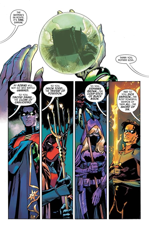 Interior preview page from Batman vs. Robin #3