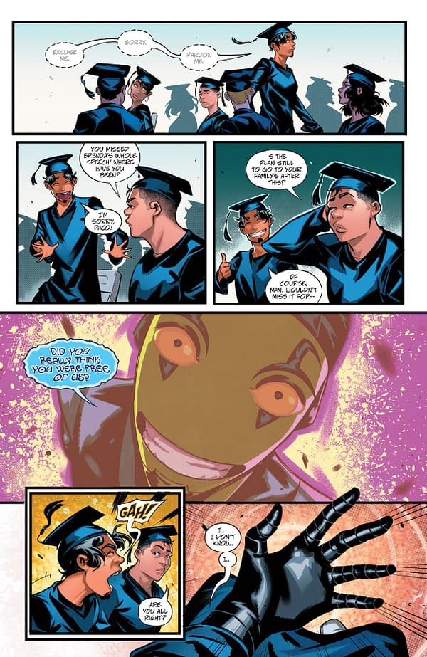 Interior preview page from Blue Beetle: Graduation Day #1