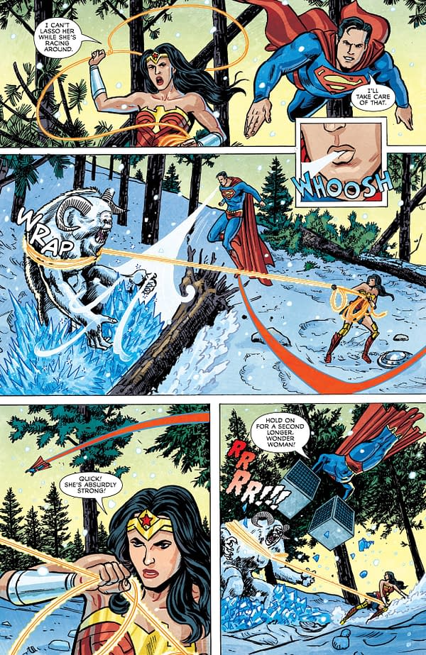 Interior preview page from DC's Grifter Got Run Over by a Reindeer #1