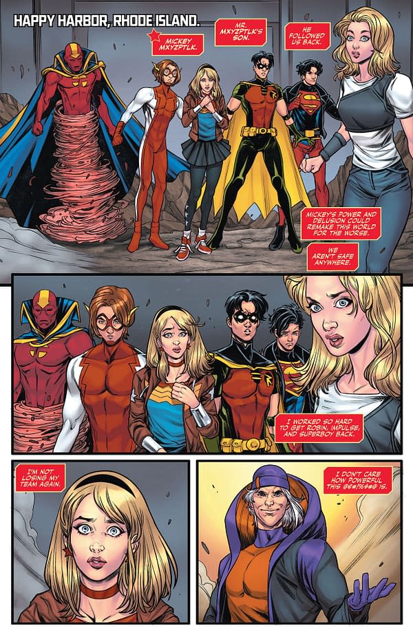 Interior preview page from Dark Crisis: Young Justice #6