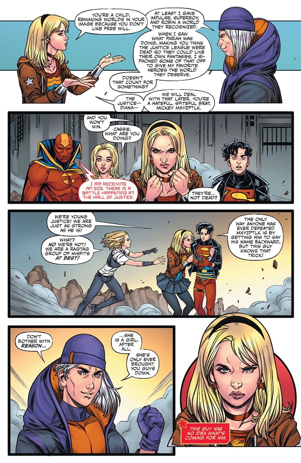 Interior preview page from Dark Crisis: Young Justice #6