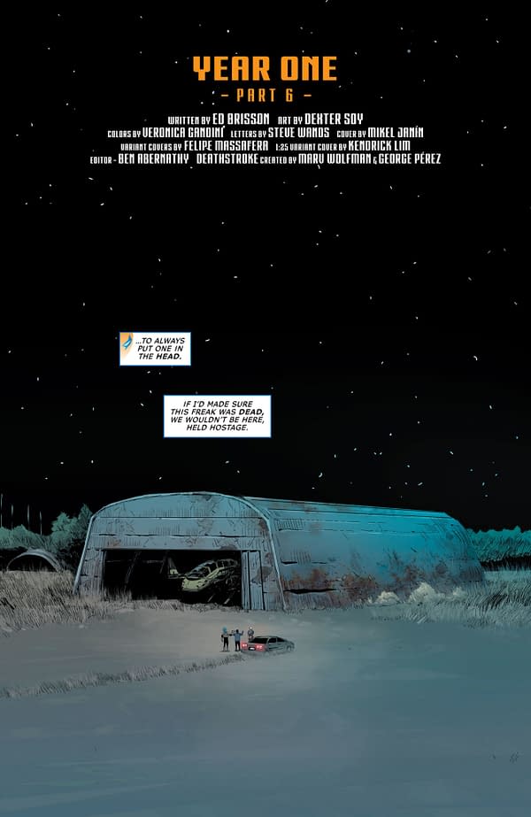 Interior preview page from Deathstroke Inc #15