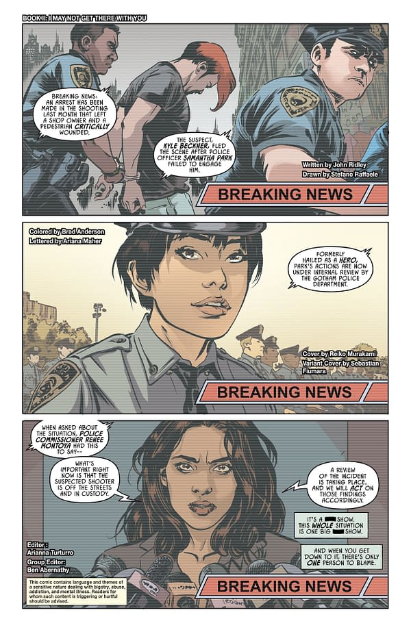 Interior preview page from GCPD: The Blue Wall #2