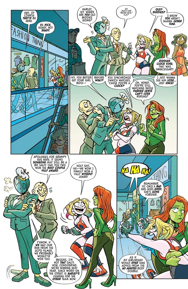 Interior preview page from Harley Quinn: The Animated Series: Legion of Bats #2