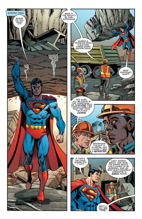Interior preview page from Death of Superman 30th Anniversary Special #1