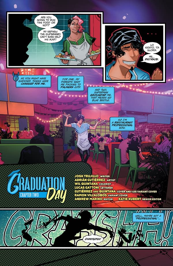 Blue Beetle: Graduation Day #2 Interior Preview Page