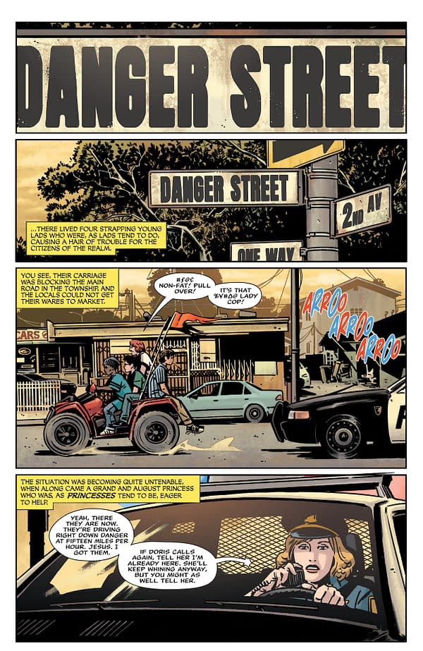 Interior preview page from Danger Street #1