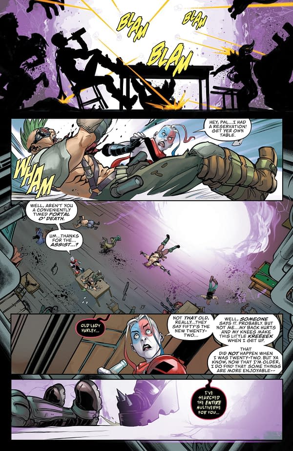 Interior preview page from Harley Quinn #25