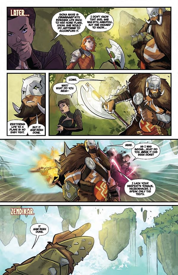Interior preview page from Magic: The Gathering #22
