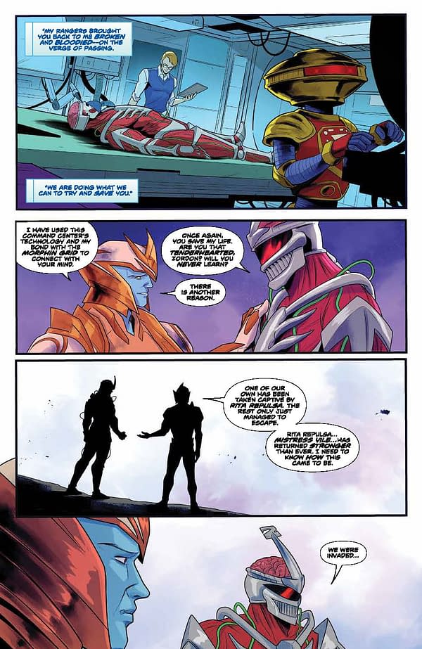 Interior preview page from Mighty Morphin Power Rangers #103