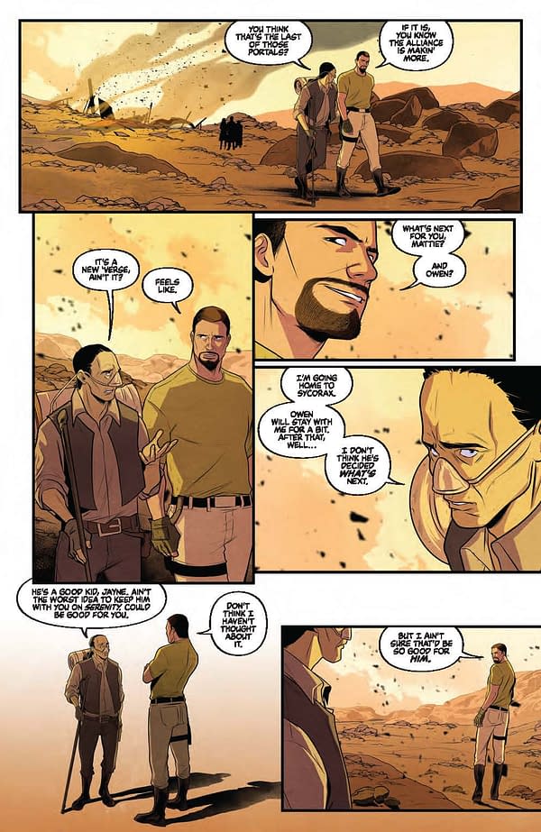 Interior preview page from All-New Firefly: Big Damn Finale #1