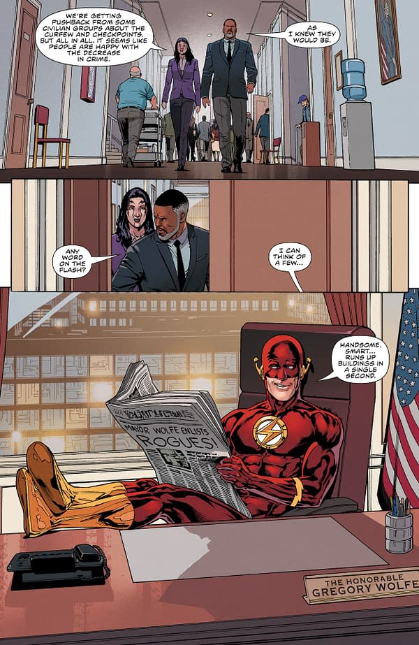 Interior preview page from Flash #789