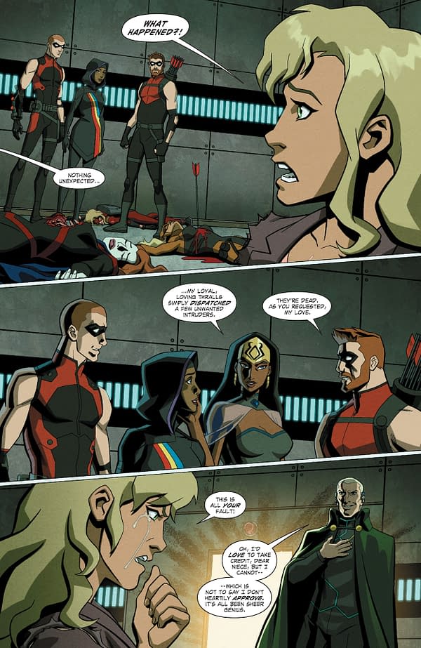 Interior preview page from Young Justice: Targets #6