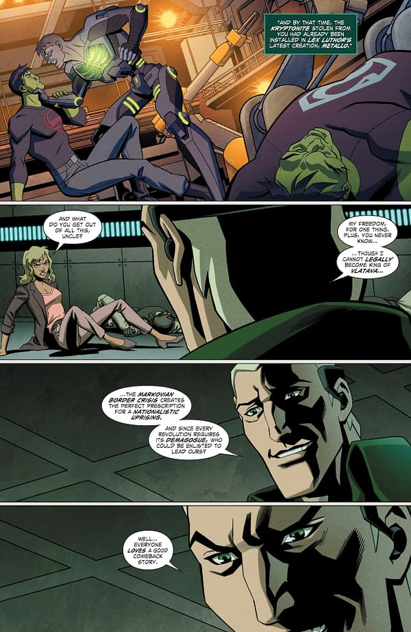 Interior preview page from Young Justice: Targets #6