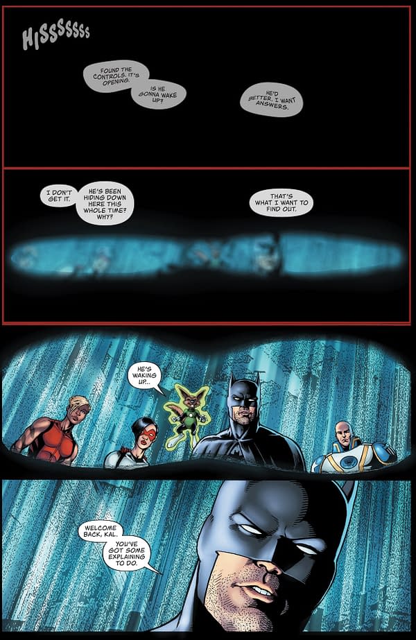 Interior preview page from Batman: Fortress #8