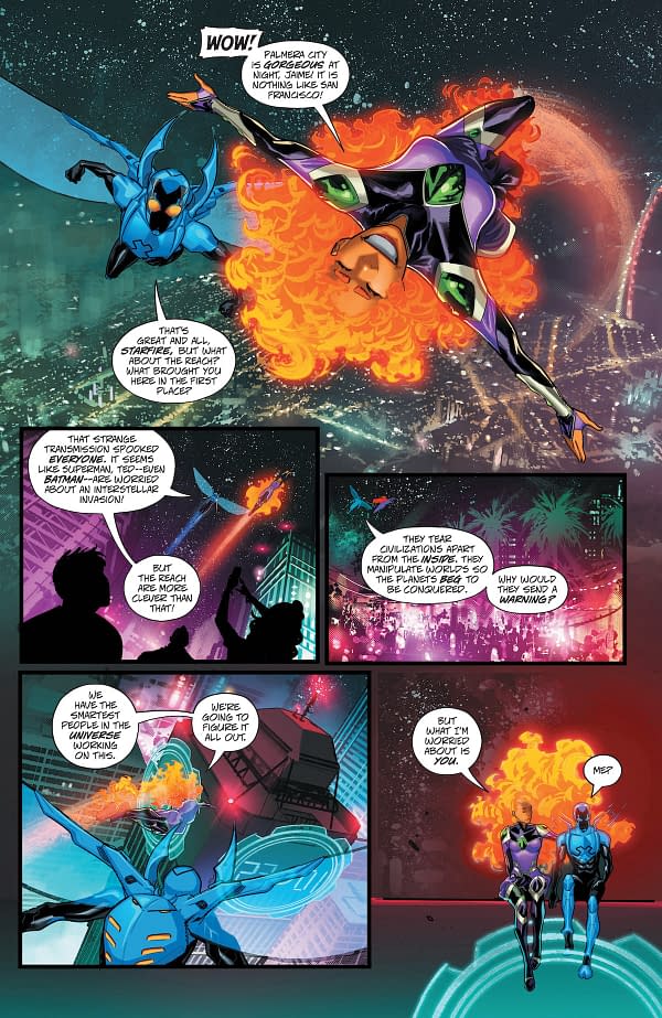 Interior preview page from Blue Beetle: Graduation Day #3