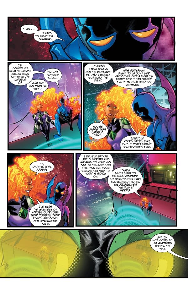Interior preview page from Blue Beetle: Graduation Day #3