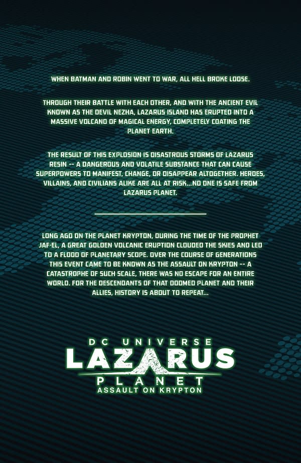 Interior preview page from Lazarus Planet: Assault on Krypton #1