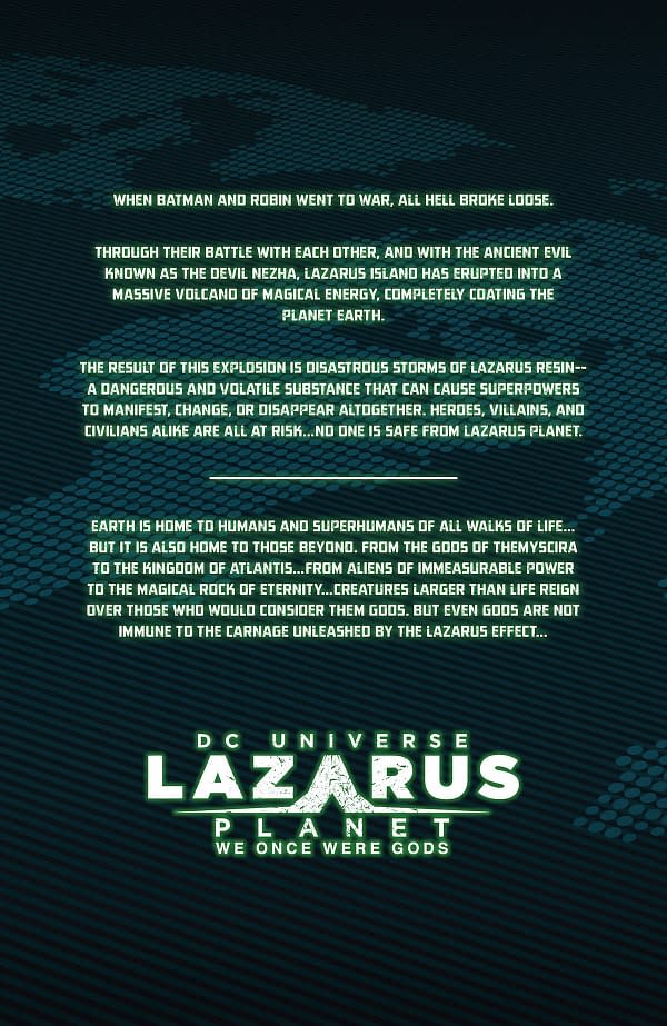 Interior preview page from Lazarus Planet: We Once Were Gods #1