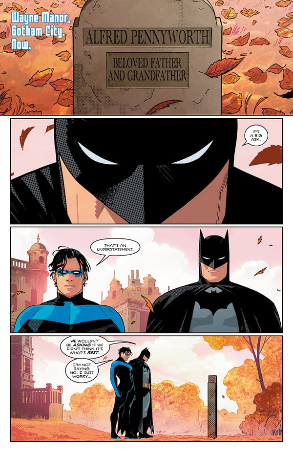 Interior preview page from Nightwing #100