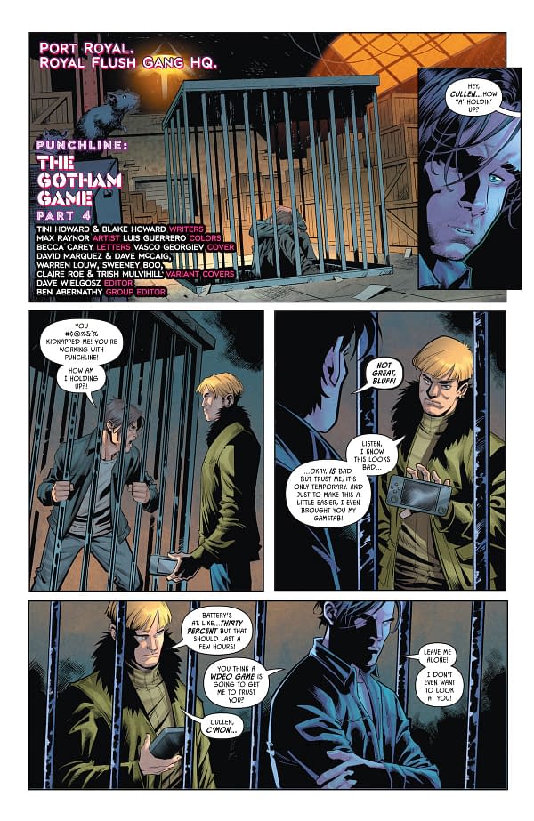 Interior preview page from Punchline: The Gotham Game #4