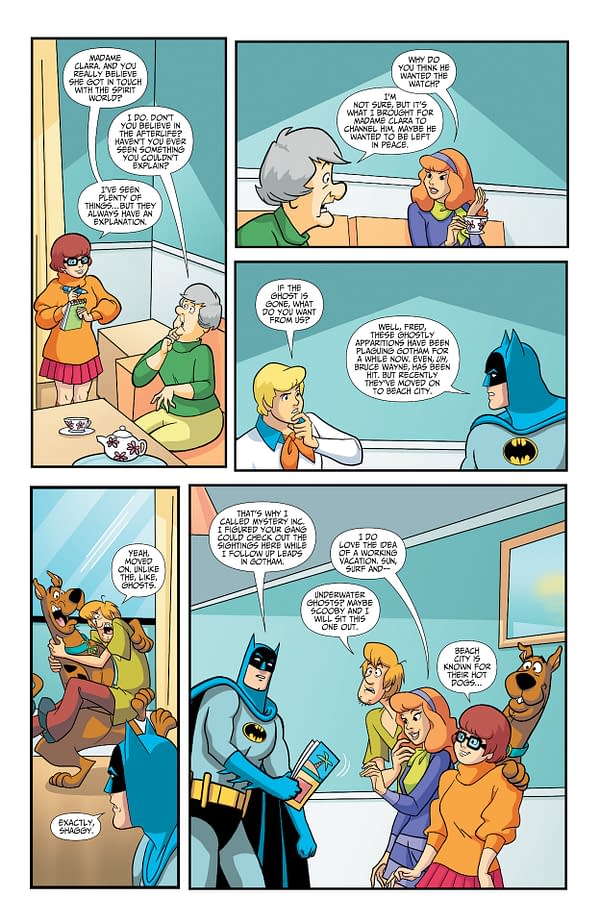 Interior preview page from Batman and Scooby-Doo Mysteries #4