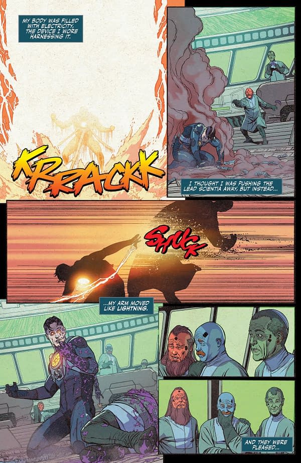 Interior preview page from Flash: One-Minute War Special #1