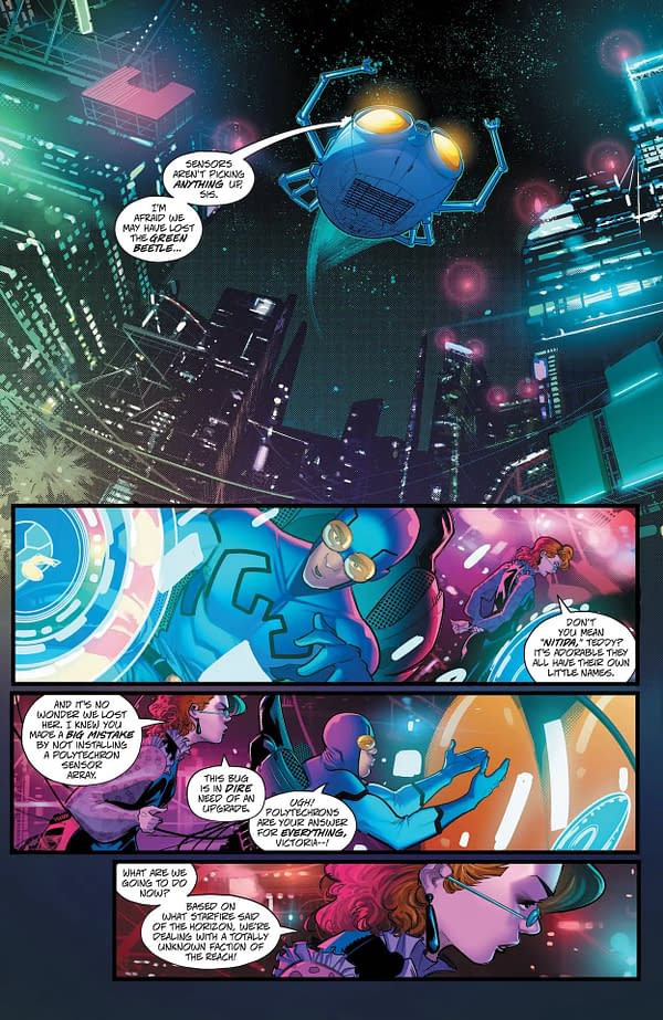Interior preview page from Blue Beetle: Graduation Day #4