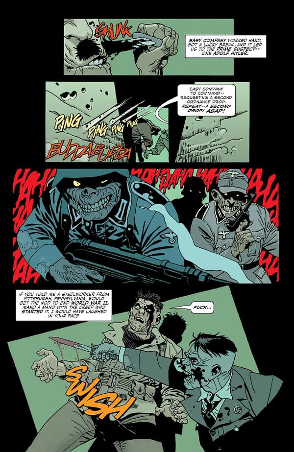 Interior preview page from Sgt. Rock vs. The Army of the Dead #6