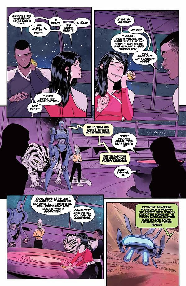 Interior preview page from Mighty Morphin Power Rangers #105
