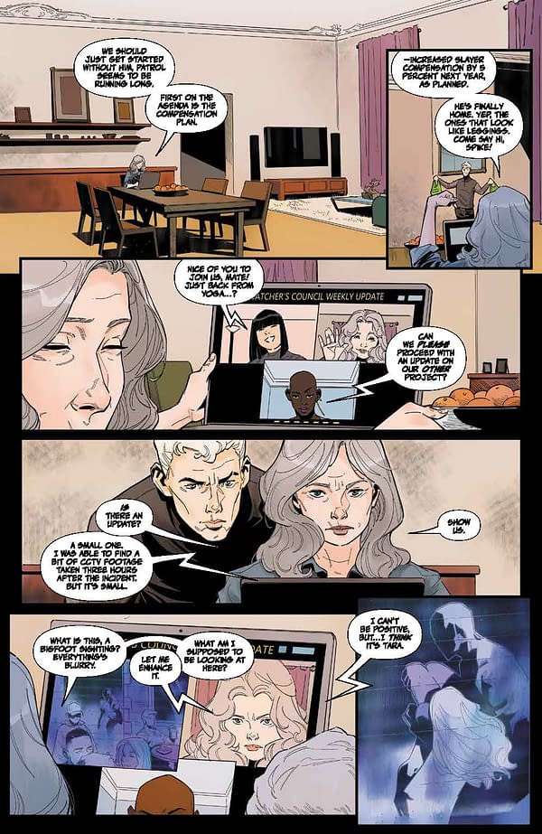 Interior preview page from Buffy the Last Vampire Slayer Special #1