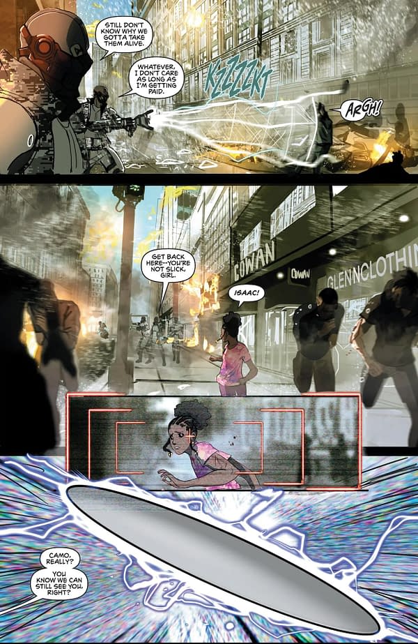 Interior preview page from Static: Shadows of Dakota #1