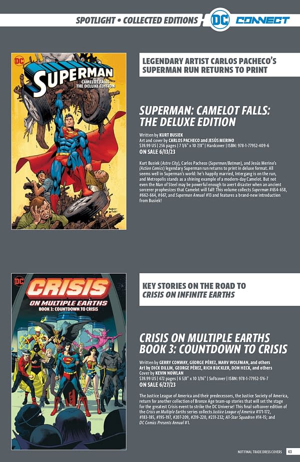 DC Comics May 2023 Solicits & Solicitations- More Than Just Batman