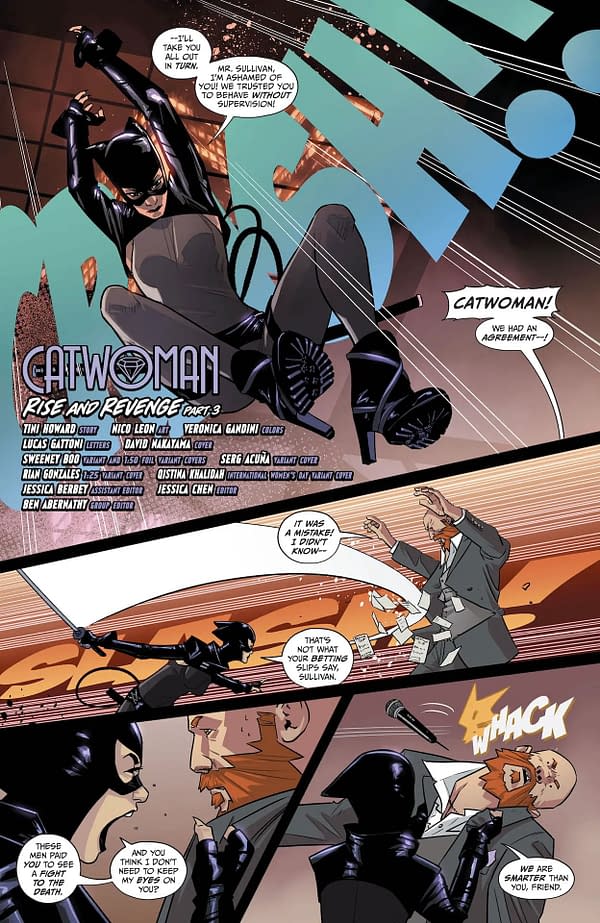 Interior preview page from Catwoman #53