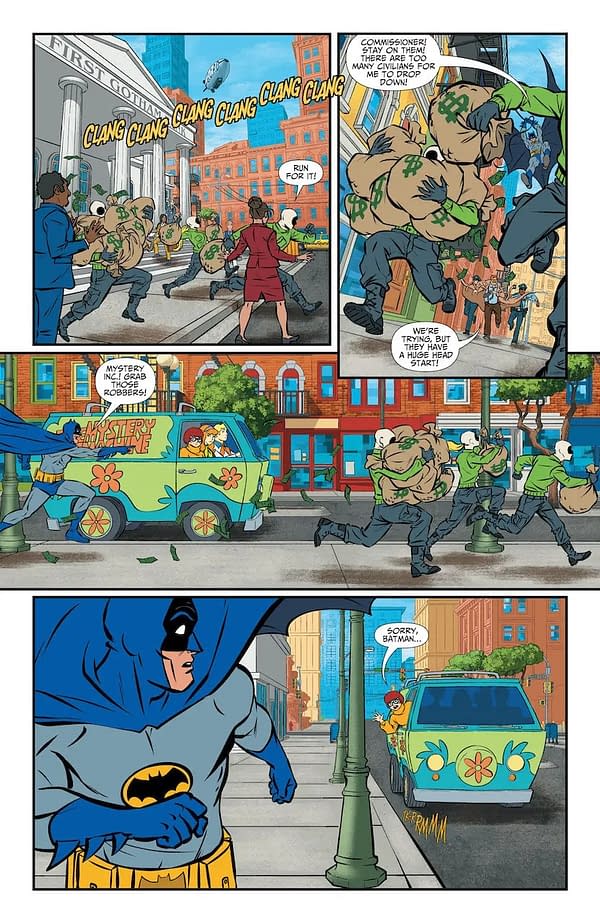 Interior preview page from Batman and Scooby-Doo Mysteries #6