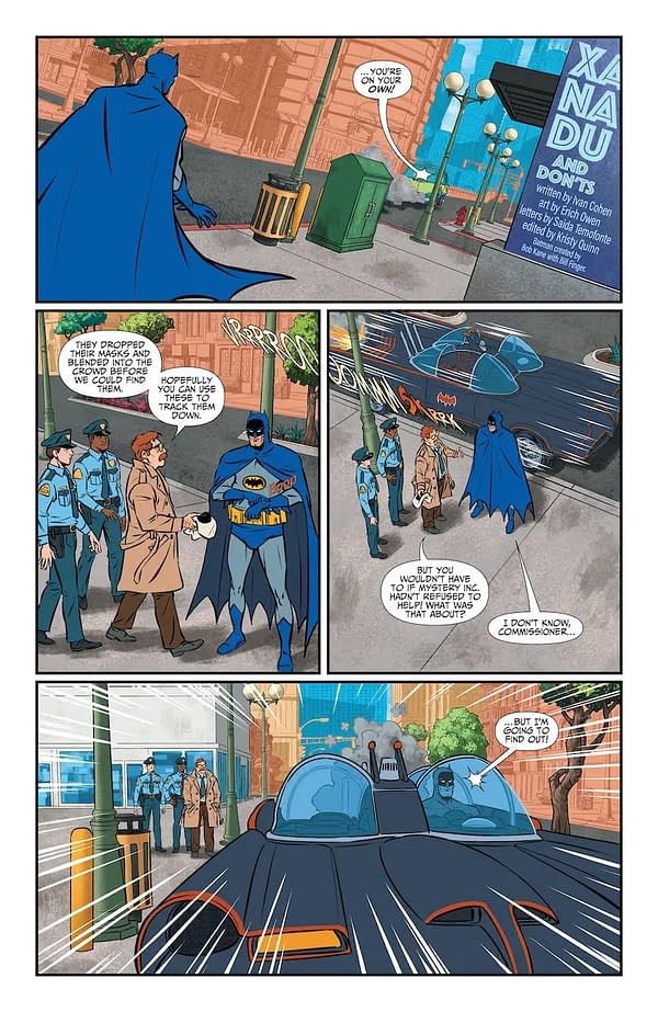 Interior preview page from Batman and Scooby-Doo Mysteries #6