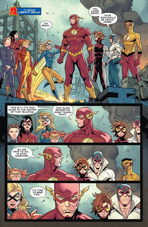 Interior preview page from Flash #795
