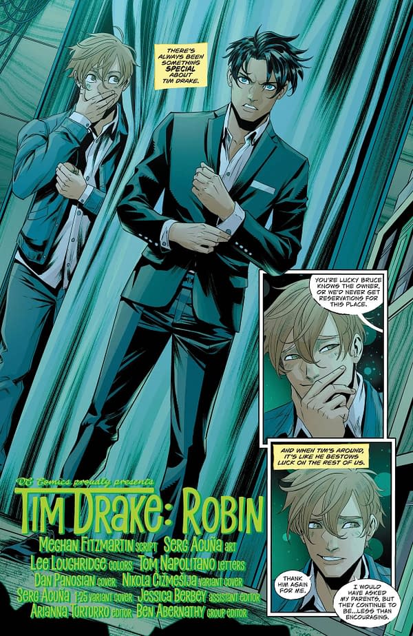 Interior preview page from Tim Drake: Robin #7