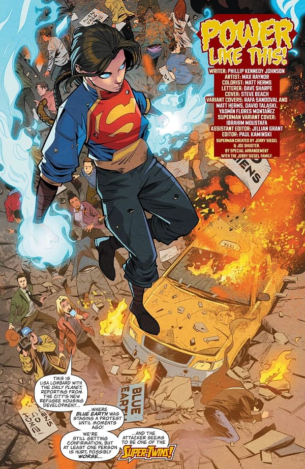 Interior preview page from Action Comics #1054