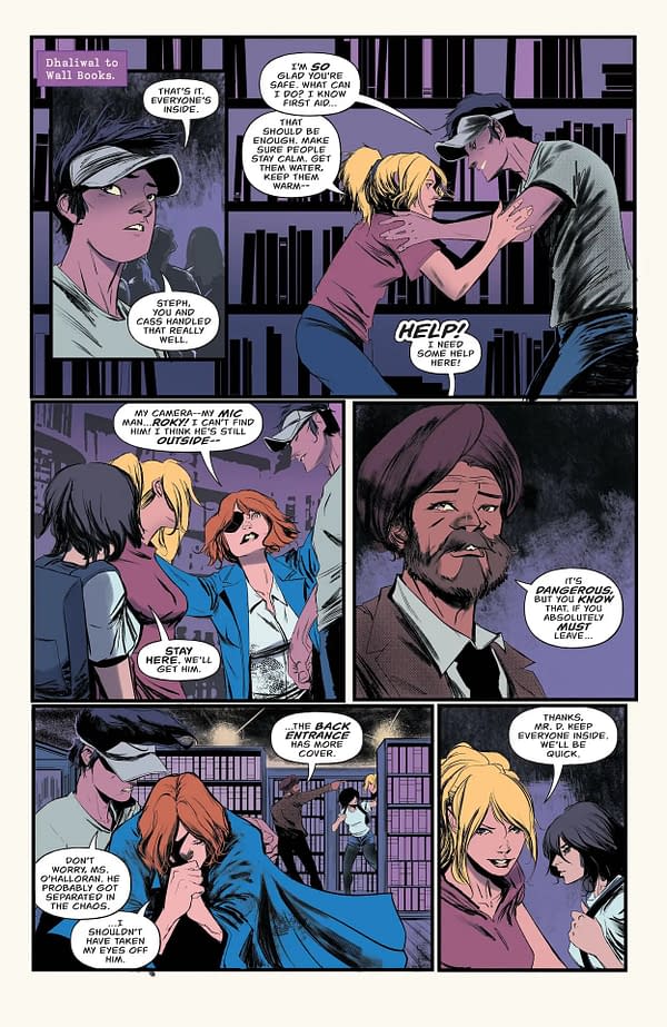 Interior preview page from Batgirls #17