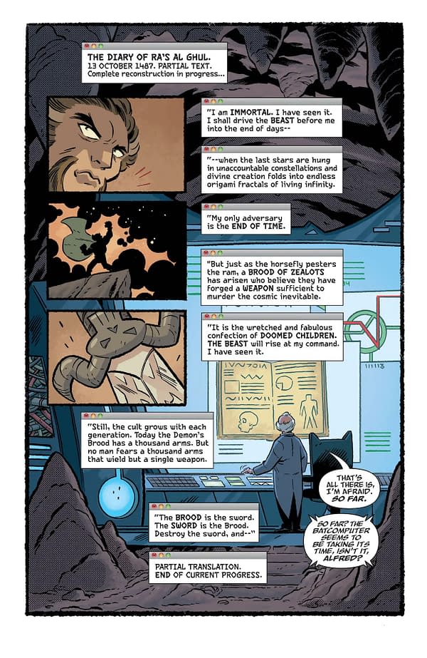 Interior preview page from Batman: The Audio Adventures #6
