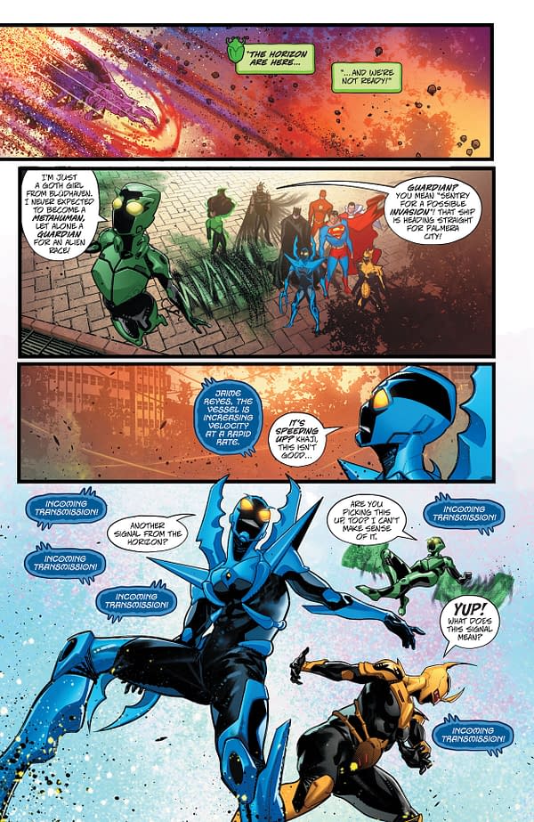 Interior preview page from Blue Beetle: Graduation Day #6