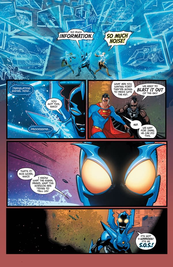 Interior preview page from Blue Beetle: Graduation Day #6