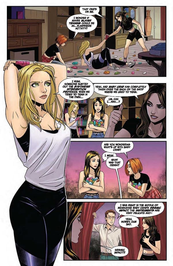 Interior preview page from Vampire Slayer #13